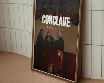 CONCLAVE – Cinematografische filmposter A4