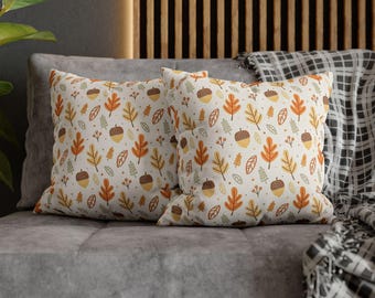 Decoratieve kussensloop in de vorm van een herfstblad, herfstdecoratie voor thuis, gezellig kussen voor de woonkamer, seizoensgebonden accentkussen, Thanksgiving-decoratie