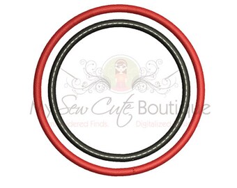 Embroidery Font Frames - 12 Sizes - Instant Download