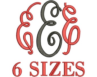 Master Circle Monogram Machine Embroidery Font Alphabet, Monogram Embroidery Fonts, Fancy Embroidery Font, Embroidery Monogram Fonts PES