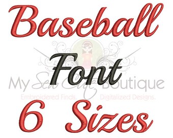 Baseball Machine Embroidery Font Monogram Alphabet, Baseball Embroidery Font PES, Sports Embroidery Font, Baseball Embroidery Design BX Font