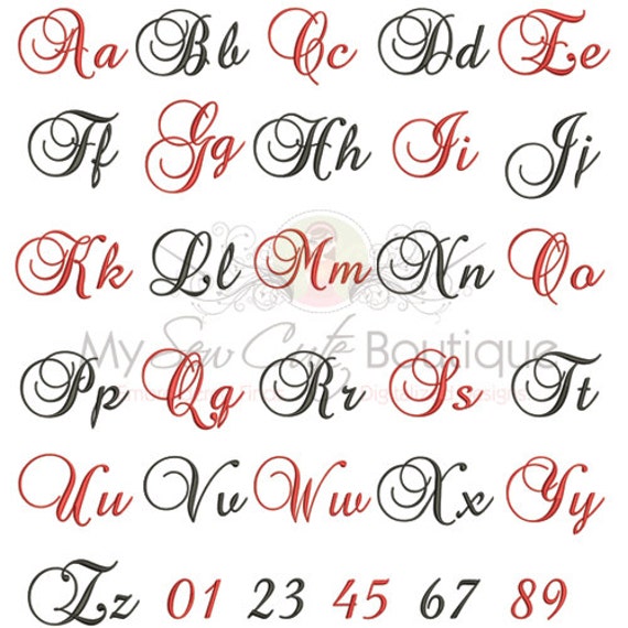 Font da ricamo Pes Font Disegni da ricamo Carattere alfabeto per BX Font  Alfabeto Ricamo File di font Pes Carattere piccolo Formato BX Brother PE