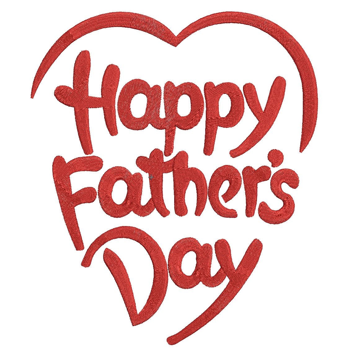 Happy Father's Day Embroidery Design - 3 Sizes - Instant Download Happy Father's Day Embroidery Design - 3 Sizes - Instant Download