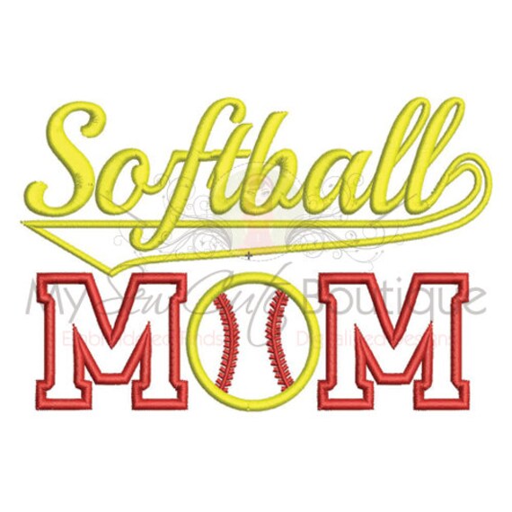 softball embroidery