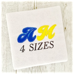Bean Stitch Applique Font, Raggy Applique Font, Bean Stitch Applique Embroidery Font, Bean Stitch Applique Letters