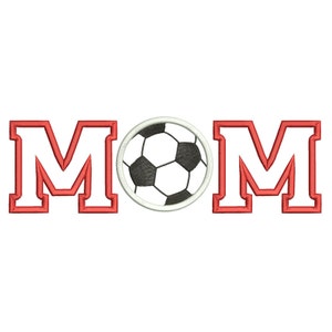 Soccer Mom Applique Machine Embroidery Design, Soccer Mom Embroidery Design, Soccer Embroidery Design, Girl Embroidery, Family Embroidery