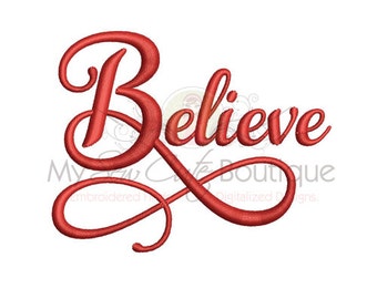 Believe Machine Embroidery Designs Christmas Embroidery Designs, Believe Embroidery Designs, Christmas Embroidery Designs for Kids