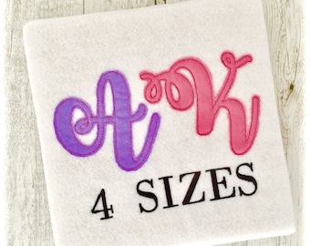 Raggy Applique Font, Raggy Applique Monogram Font, Raggedy Applique Font, Raggy Embroidery Font, Raggy Embroidery Applique Font - 4 Sizes