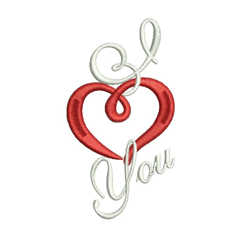 Embroidery design heart embroidery love embroidery i love  etsy Embroidery design heart embroidery love embroidery i love  etsy