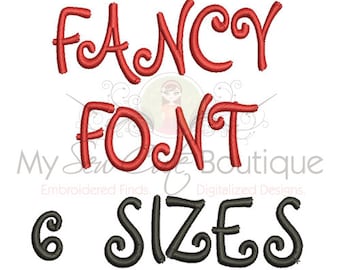 Fancy Machine Embroidery Font Monogram Alphabet, Fancy Embroidery Font Embroidery Designs, Large Embroidery Fonts BX Fonts Curly, PES Files