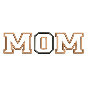 Mom Applique Machine Embroidery Design, Mom Applique Design, Mom Embroidery Design, Mothers Day Applique, Mother Applique, Family Embroidery