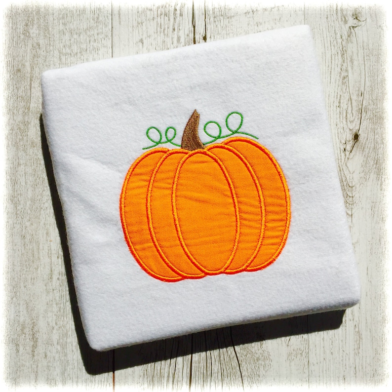 Pumpkin Applique Machine Embroidery Designs Halloween Applique Etsy