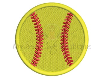 Softball Machine Embroidery Designs, Softball Embroidery Design, Girl Embroidery Files, Sports Embroidery Machine, PES Embroidery Designs