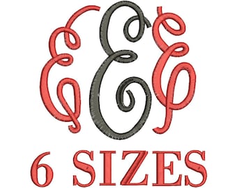 Master Circle Machine Embroidery Font Alphabet, Monogram Embroidery Fonts, Fancy Embroidery Font, Embroidery Monogram Fonts PES