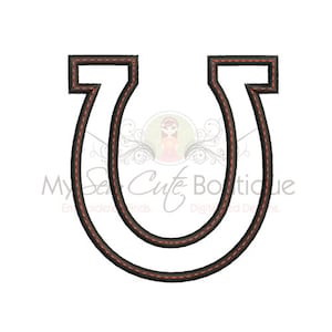 Horseshoe Applique Machine Embroidery Designs, Horse Embroidery, Horse Applique Designs, Animal Applique Embroidery, Machine Applique, PES