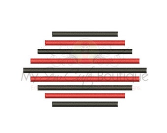 Thin Blue Line Embroidery Design American Flag Embroidery - Etsy