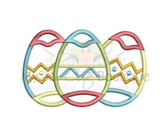 Easter Eggs Applique Machine Embroidery Designs, Easter Appliques, Easter Applique Designs, Easter Embroidery Egg, Applique Egg