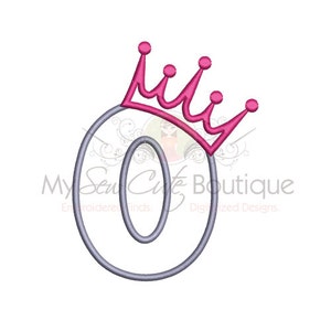 Birthday Numbers Applique - Machine Embroidery Applique Design - 6 Sizes - Instant Download