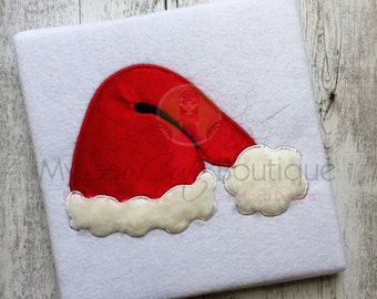 Santa Hat Applique Machine Embroidery Designs Christmas Applique Designs, Santa Applique Design, Santa Applique Embroidery Design, PES Files