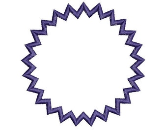 Applique Frames Applique Design Digitized Machine Embroidery Design - 3 Sizes - Instant Download