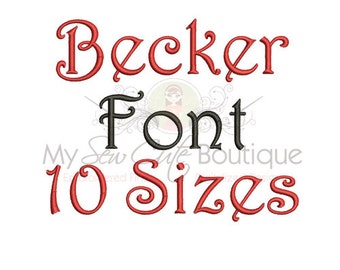Große Stickschrift - SchriftartEn Designs Buchstabe Monogramm BX PES - 10 Größen - Instant Download