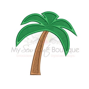 Palm Tree Machine Embroidery Design, Palm Tree Embroidery Design, Tropical Embroidery, Beach Embroidery, Summer Embroidery, Palm Embroidery