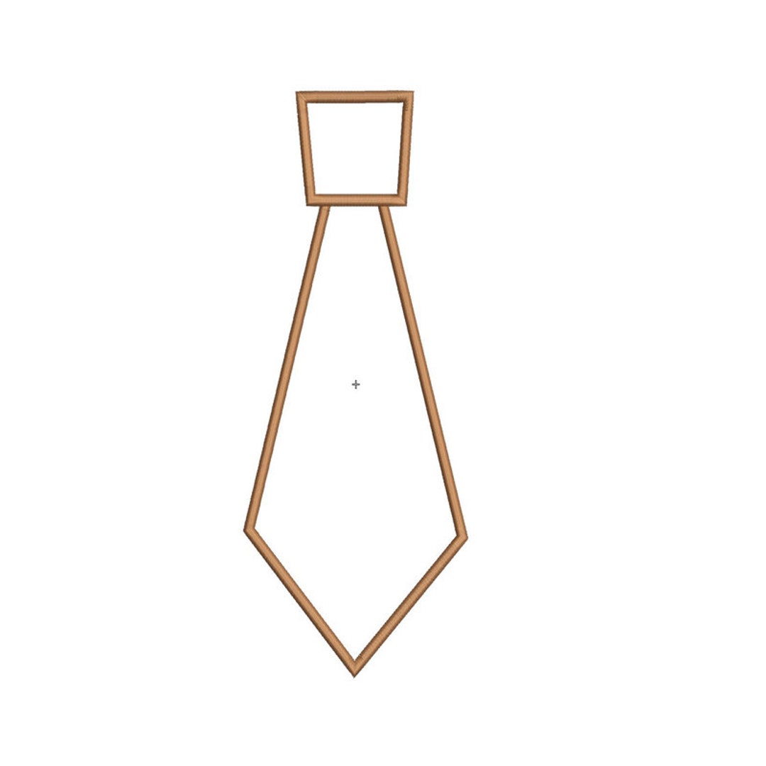 Tie Applique Machine Embroidery Design, Tie Applique Designs, Tie