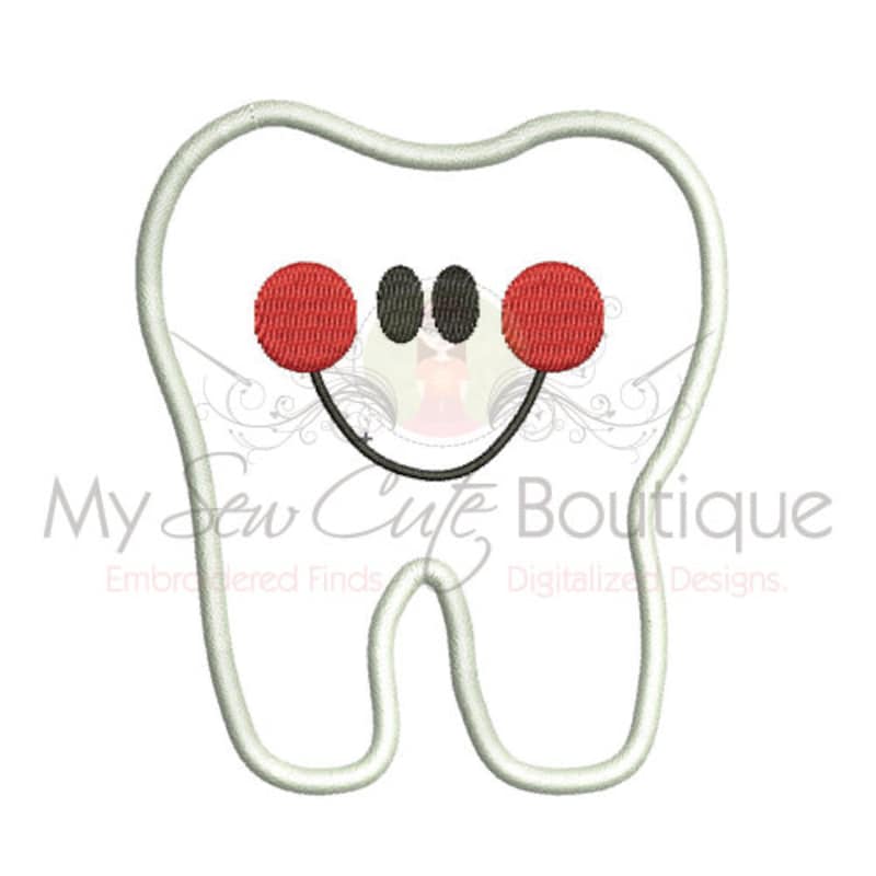 Tooth Applique - Etsy