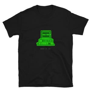 IBM PC 5150 Retro Computer T-Shirt | August 12 1981 First Personal Computer | Vintage Tech Geek Tee