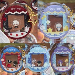 CLEARANCE ! Love And Deepspace | Tomagotchi Shaker Keychains