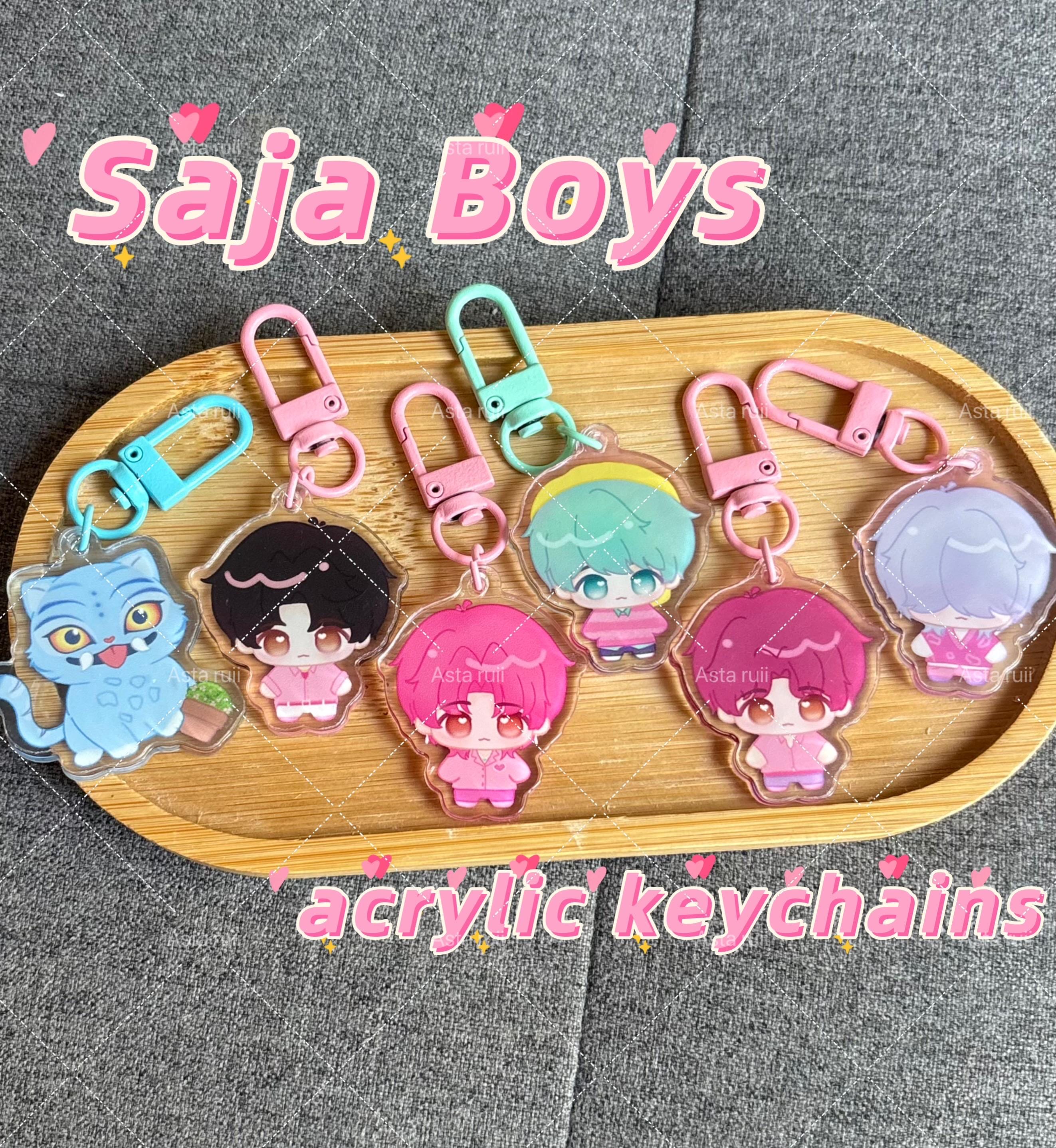 Kpop Demon Hunter | Saja Boys アクリルキーホルダー (説明を読む <3