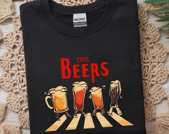 The Beers Sweatshirt, Retro Xmas Shirt, Vintage Gift For the Beatles Lovers