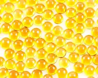 Citrine Cabochon 3mm Round - per stone