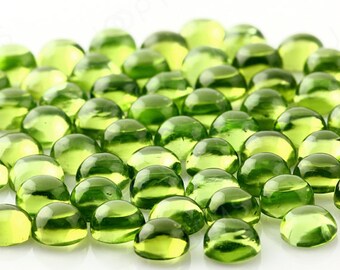 Peridot Cabochon 6mm Round - per stone