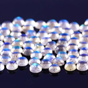 Labradorite Cabochon 3mm Round per stone image 10