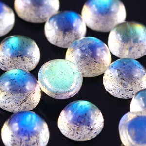 Labradorite Cabochon 3mm Round per stone image 2