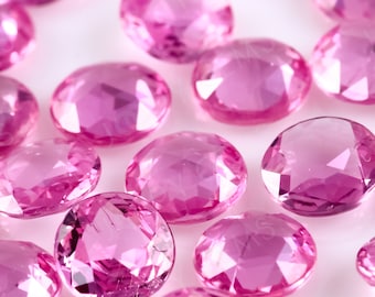 Pink Sapphire Rose Cut Cabochon 5mm Round - per stone