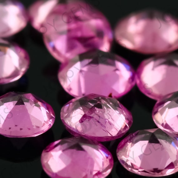 HOT PINK SAPPHIRE 3.5 MM ROUND CUT ALL NATURAL AAA