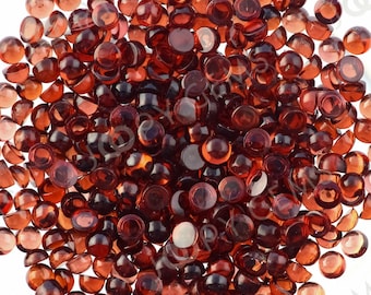 Almandine Garnet Cabochon 3mm Round - per stone