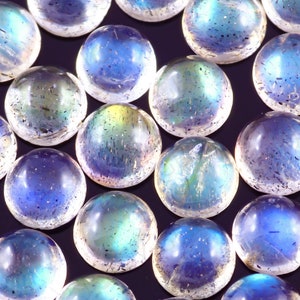 Labradorite Cabochon 3mm Round per stone image 5