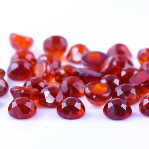 Hessonite Garnet Rose Cut Cabochon 6mm Round per stone image 4