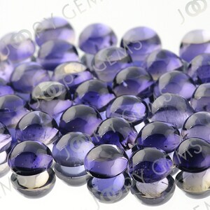 Iolite Cabochon 8mm Round per stone image 4