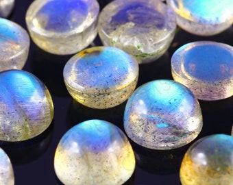 Labradorite Cabochon 6mm Round - 1 cab