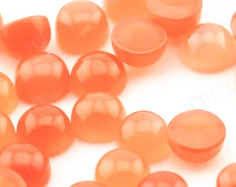 Peach Moonstone Cabochon 4mm Round - per stone