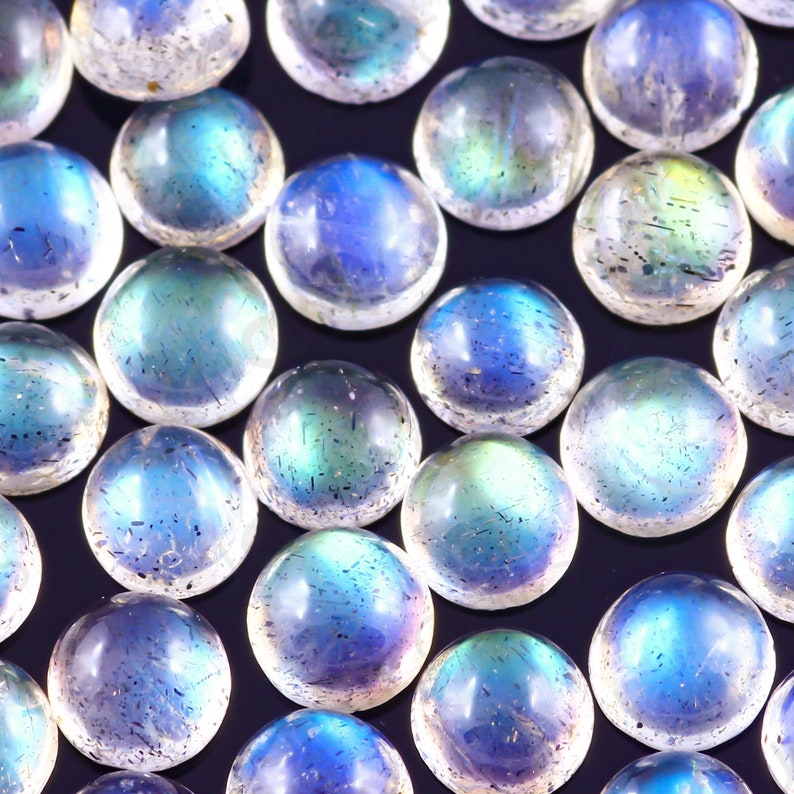 Labradorite Cabochon 3mm Round per stone image 3