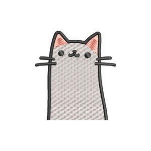 Cat machine embroidery designs, Funny embroidery, Embroidery pattern, Embroidery files, Animal embroidery, Middle finger, Digital download