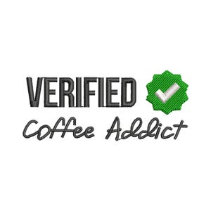 Coffee embroidery design, machine embroidery designs, embroidery files, embroidery pattern, digital download, trendy embroidery designs