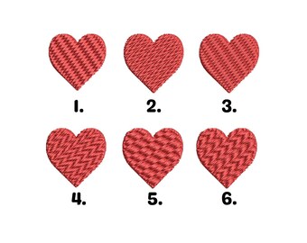 Mini heart embroidery design, machine embroidery designs, embroidery pattern, embroidery files, small embroidery designs, digital download