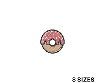 Mini Donut machine embroidery designs, Baby embroidery designs, embroidery pattern, embroidery files, small embroidery, digital download