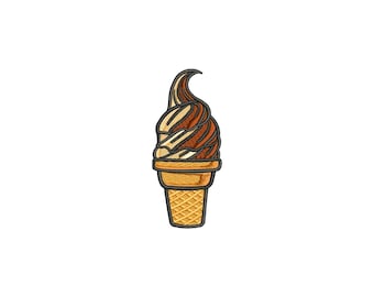 Ice cream embroidery design, machine embroidery designs, embroidery pattern, embroidery files, baby embroidery designs, digital download